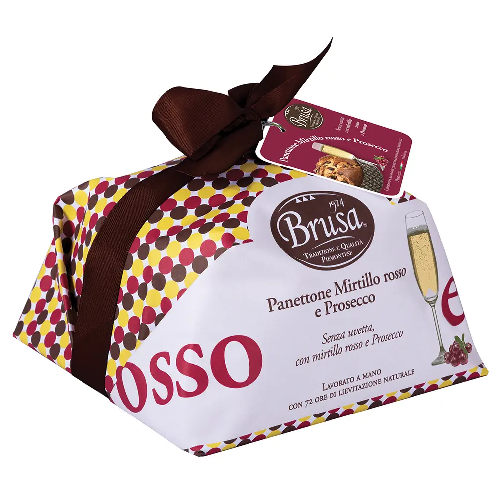 Panettone vörös áfonyával és Proseccoval